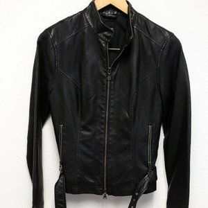 Women's Express Black Faux Leather Jacket